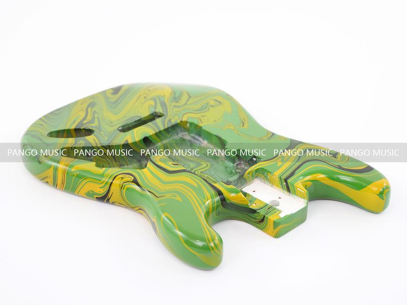 One-of-a-Kind Hand-Swirled ST Style Electric Guitar Body (HST-016)