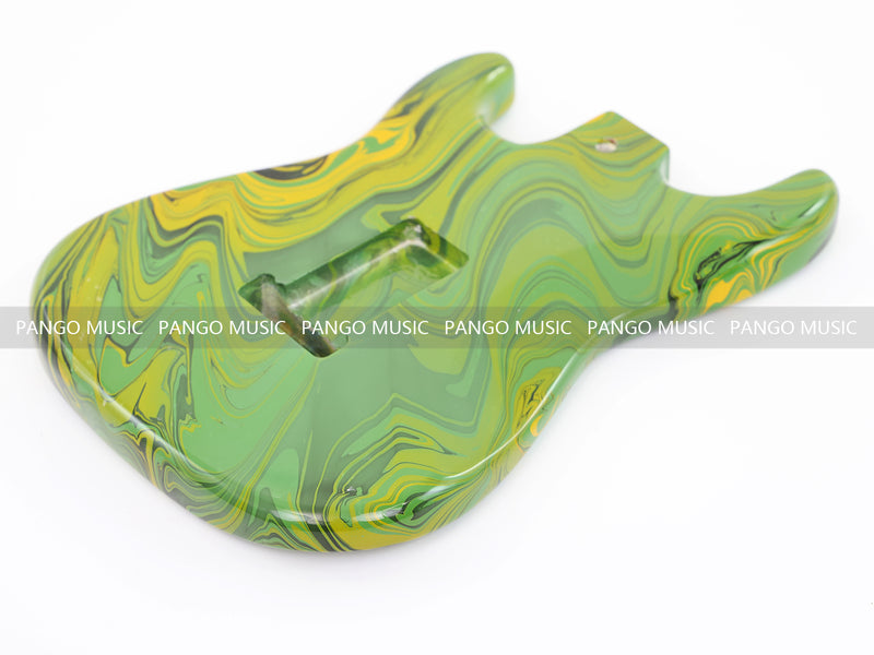 One-of-a-Kind Hand-Swirled ST Style Electric Guitar Body (HST-016)