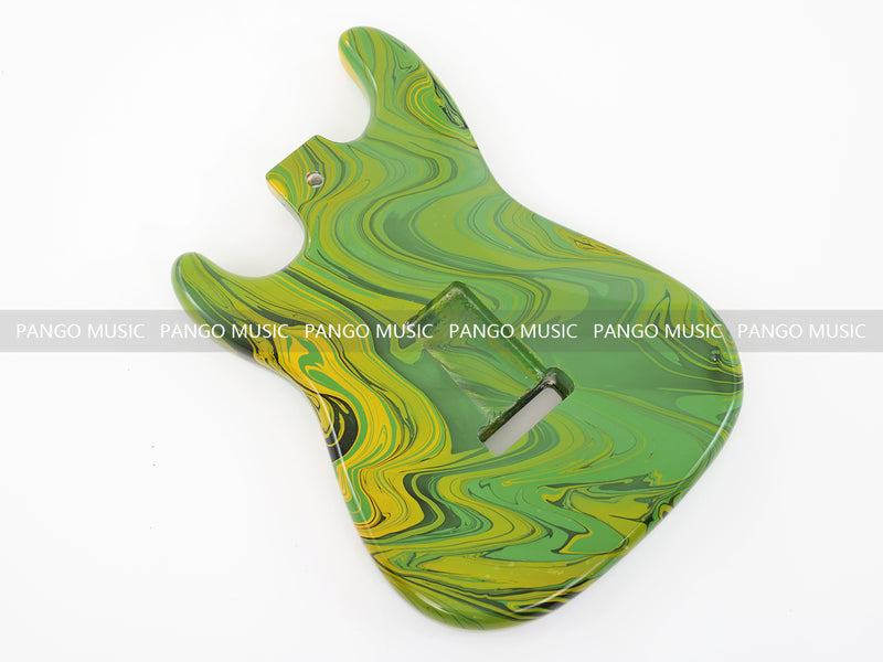 One-of-a-Kind Hand-Swirled ST Style Electric Guitar Body (HST-016)
