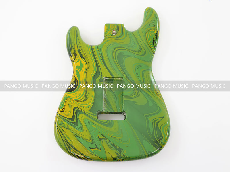 One-of-a-Kind Hand-Swirled ST Style Electric Guitar Body (HST-016)