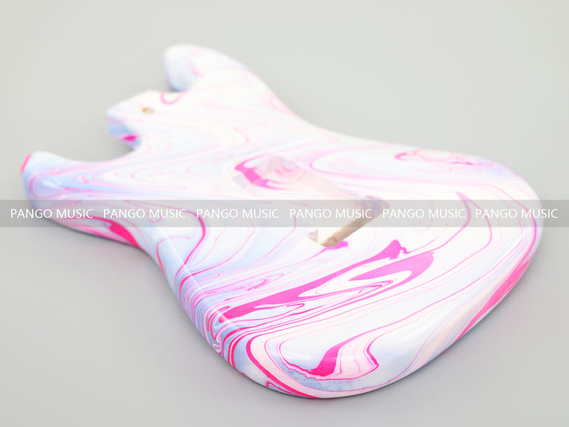 One-of-a-Kind Hand-Swirled ST Style Electric Guitar Body (HST-017)