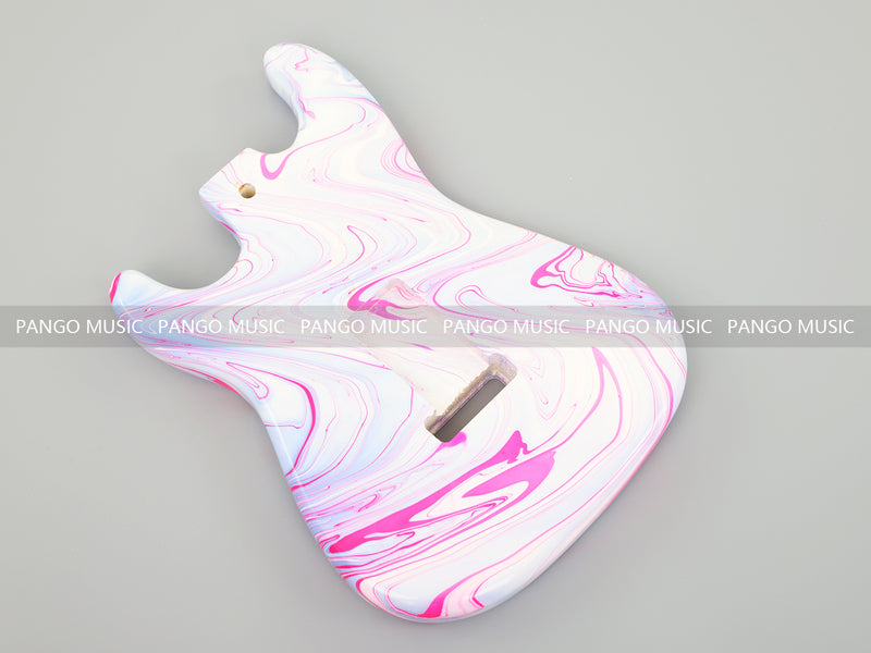One-of-a-Kind Hand-Swirled ST Style Electric Guitar Body (HST-017)