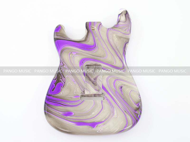 One-of-a-Kind Hand-Swirled ST Style Electric Guitar Body (HST-019)
