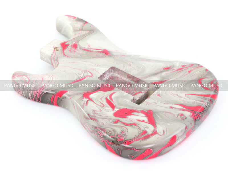 One-of-a-Kind ST-Style Hand-Swirled Electric Guitar Body with Gloss Finish (HST-026)