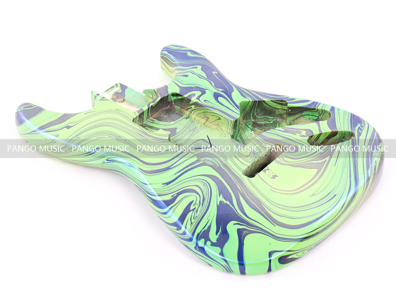 One-of-a-Kind ST-Style Hand-Swirled Electric Guitar Body with Gloss Finish (HST-029)
