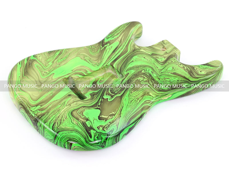 One-of-a-Kind ST-Style Hand-Swirled Pre-Finished Electric Guitar Body (HST-023)