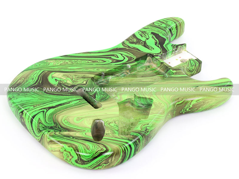 One-of-a-Kind ST-Style Hand-Swirled Pre-Finished Electric Guitar Body (HST-023)