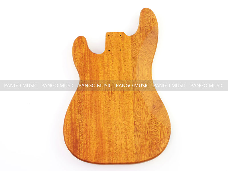 One-of-a-Kind Burl Wood Veneer Epoxy Resin PJ-Style Electric Bass Guitar Body (PJE-002)