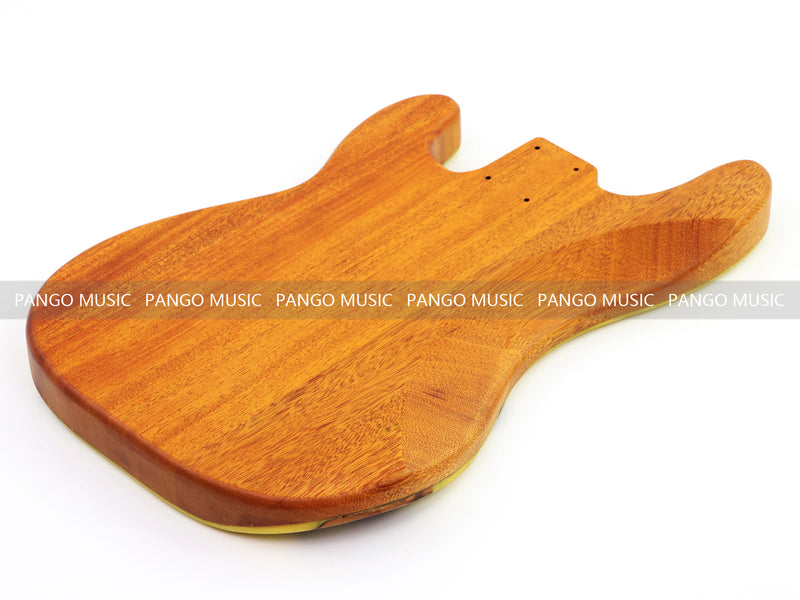 One-of-a-Kind Burl Wood Veneer Epoxy Resin PJ-Style Electric Bass Guitar Body (PJE-002)