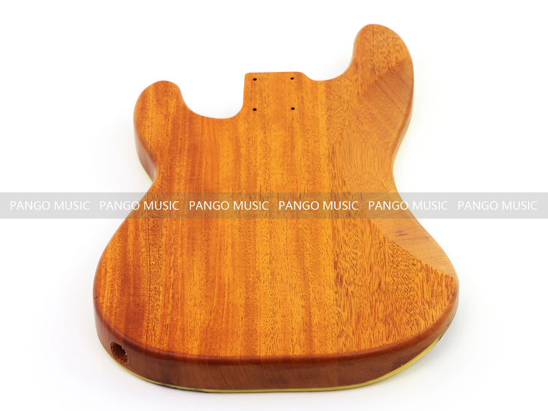 One-of-a-Kind Burl Wood Veneer Epoxy Resin PJ-Style Electric Bass Guitar Body (PJE-002)