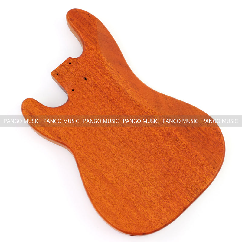 One-of-a-Kind Burl Wood Veneer Epoxy Resin PJ-Style Electric Bass Guitar Body (PJE-004)