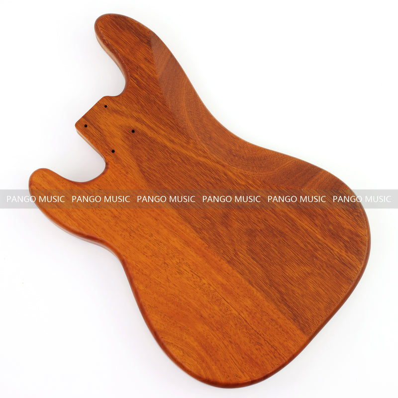 One-of-a-Kind Burl Wood Veneer Epoxy Resin PJ-Style Electric Bass Guitar Body (PJE-006)