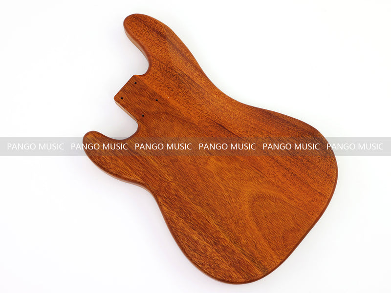 One-of-a-Kind Burl Wood Veneer Epoxy Resin PJ-Style Electric Bass Guitar Body (PJE-007)