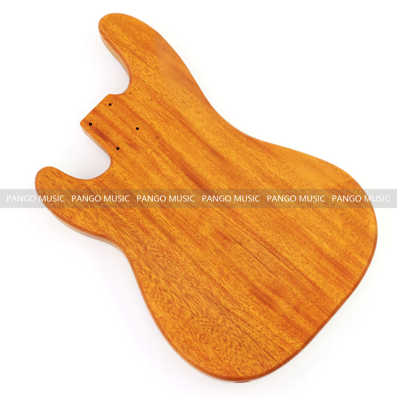 One-of-a-Kind Burl Wood Veneer Epoxy Resin PJ-Style Electric Bass Guitar Body (PJE-011)