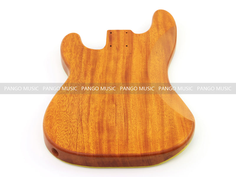 One-of-a-Kind Burl Wood Veneer Epoxy Resin PJ-Style Electric Bass Guitar Body (PJE-011)