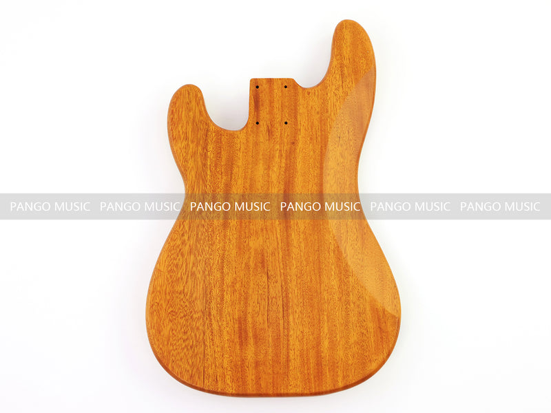 One-of-a-Kind Burl Wood Veneer Epoxy Resin PJ-Style Electric Bass Guitar Body (PJE-011)