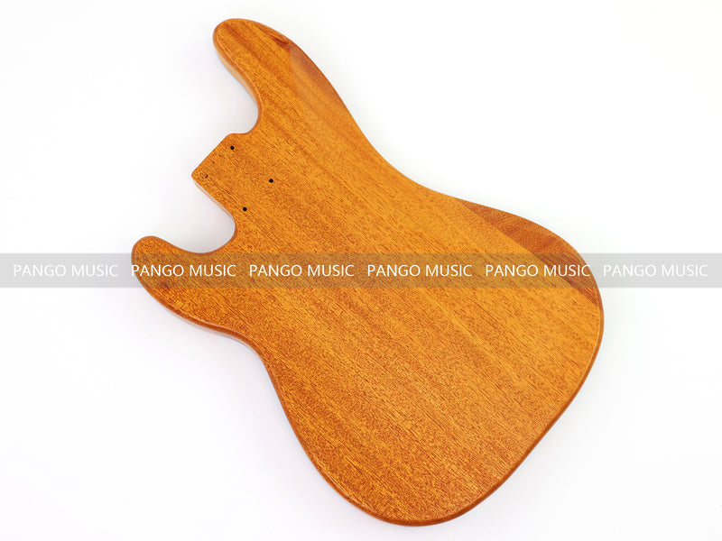 One-of-a-Kind Burl Wood Veneer Epoxy Resin PJ-Style Electric Bass Guitar Body (PJE-012)