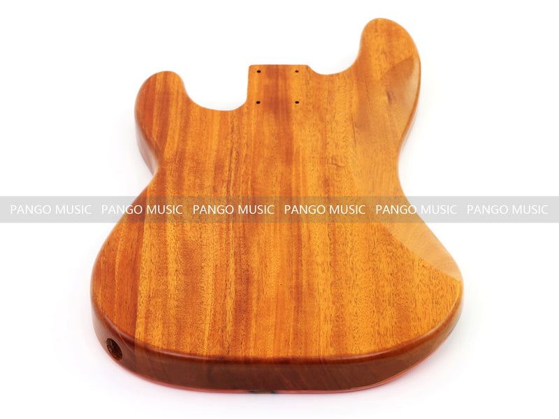 One-of-a-Kind Burl Wood Veneer Epoxy Resin PJ-Style Electric Bass Guitar Body (PJE-015)