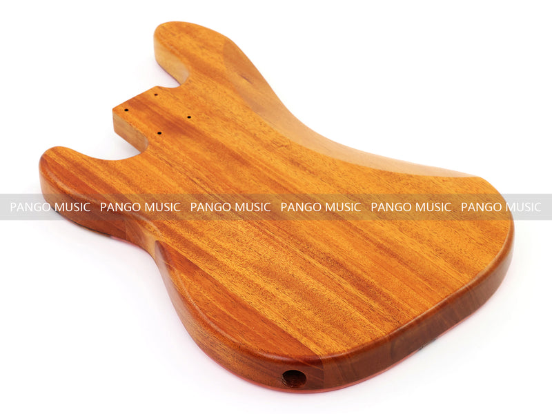 One-of-a-Kind Burl Wood Veneer Epoxy Resin PJ-Style Electric Bass Guitar Body (PJE-015)