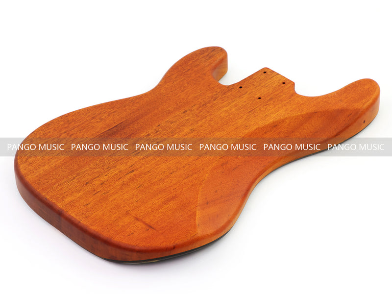 One-of-a-Kind Burl Wood Veneer Epoxy Resin PJ-Style Electric Bass Guitar Body (PJE-016)