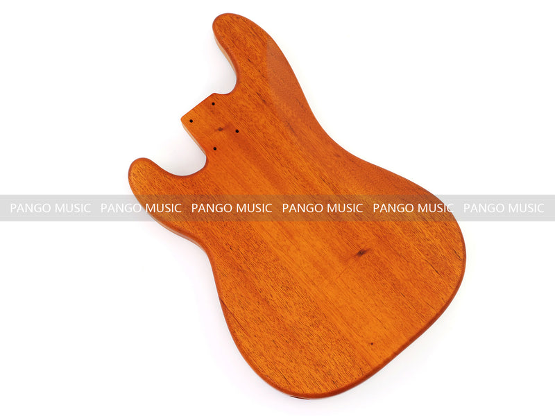 One-of-a-Kind Burl Wood Veneer Epoxy Resin PJ-Style Electric Bass Guitar Body (PJE-017)