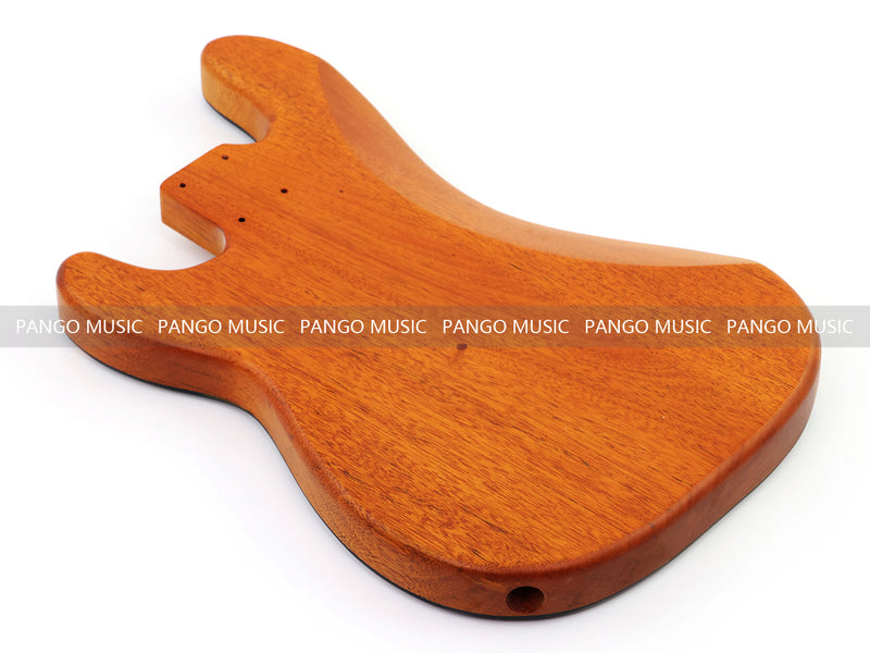 One-of-a-Kind Burl Wood Veneer Epoxy Resin PJ-Style Electric Bass Guitar Body (PJE-018)