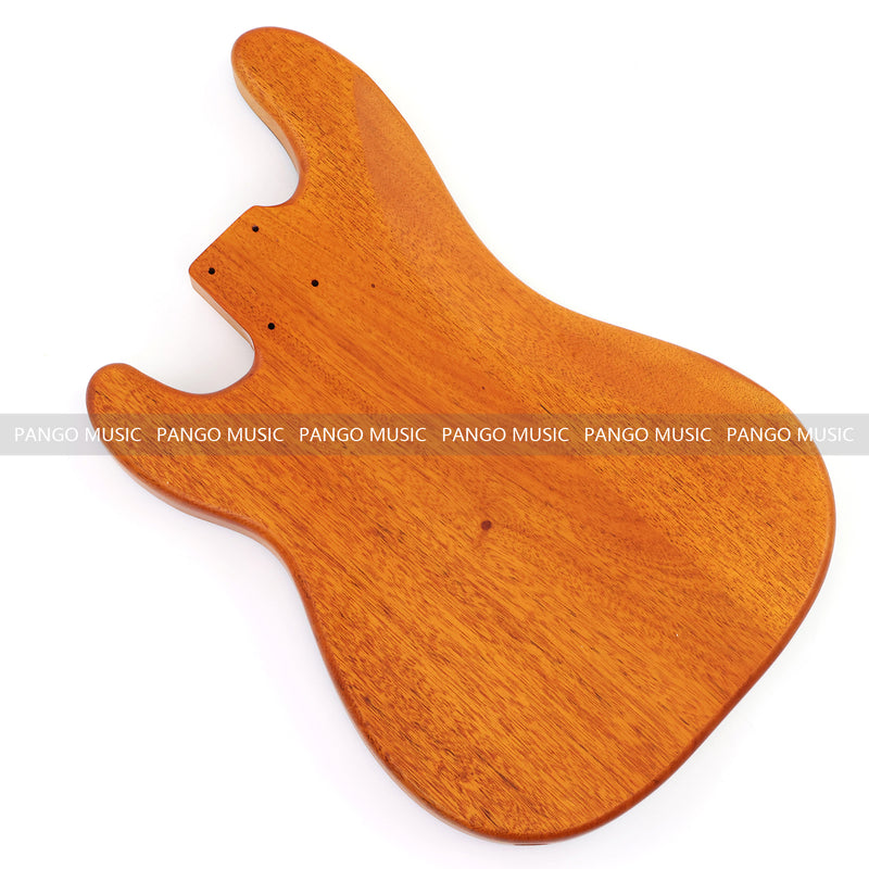 One-of-a-Kind Burl Wood Veneer Epoxy Resin PJ-Style Electric Bass Guitar Body (PJE-018)