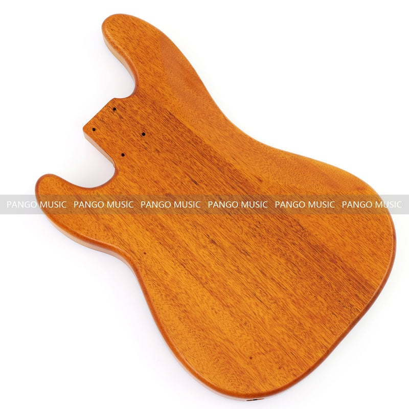 One-of-a-Kind Burl Wood Veneer Epoxy Resin PJ-Style Electric Bass Guitar Body (PJE-019)