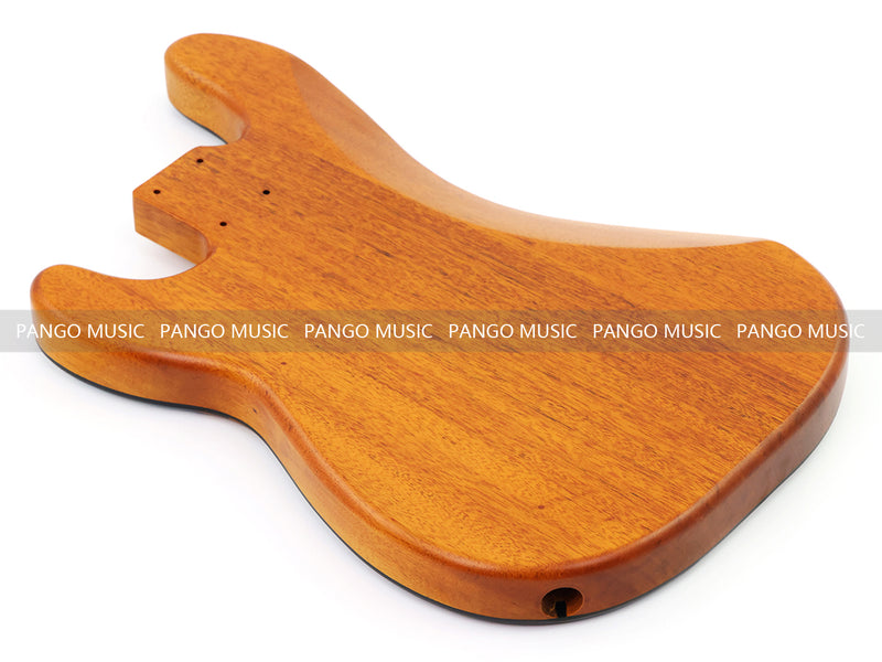 One-of-a-Kind Burl Wood Veneer Epoxy Resin PJ-Style Electric Bass Guitar Body (PJE-019)