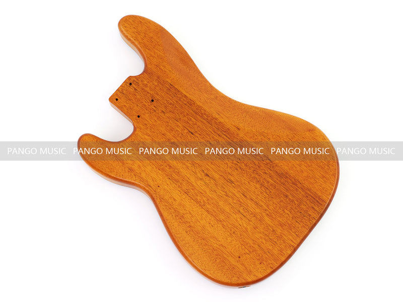 One-of-a-Kind Burl Wood Veneer Epoxy Resin PJ-Style Electric Bass Guitar Body (PJE-019)