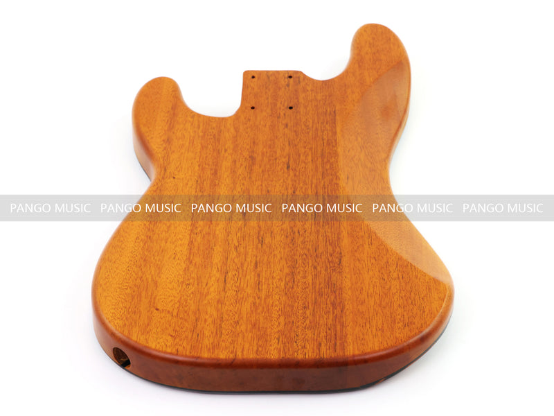 One-of-a-Kind Burl Wood Veneer Epoxy Resin PJ-Style Electric Bass Guitar Body (PJE-019)