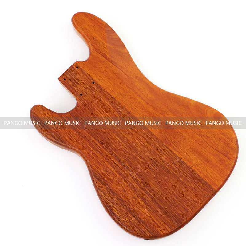 One-of-a-Kind Burl Wood Veneer Epoxy Resin PJ-Style Electric Bass Guitar Body (PJE-020)