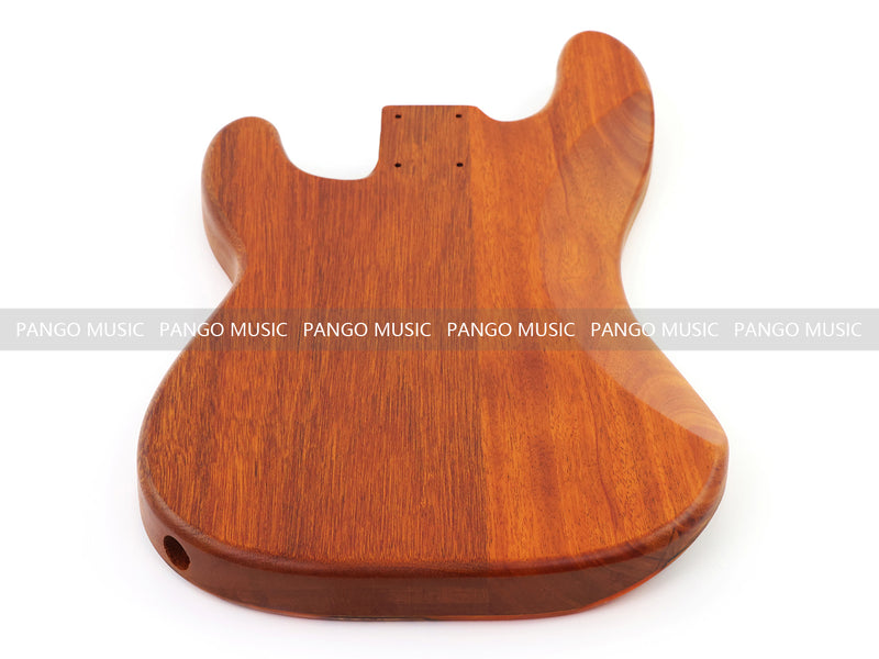 One-of-a-Kind Burl Wood Veneer Epoxy Resin PJ-Style Electric Bass Guitar Body (PJE-020)