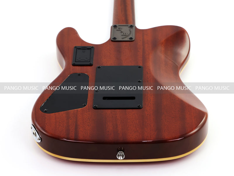 PANGO 6-String Solid Body Glossy Red Silent Acoustic-Electric Guitar (SE-501)