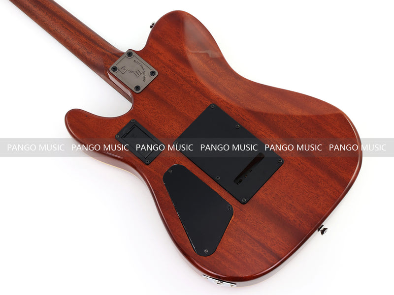 PANGO 6-String Solid Body Glossy Red Silent Acoustic-Electric Guitar (SE-501)
