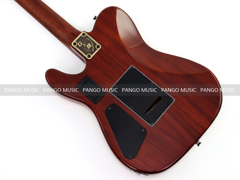 PANGO 6-String Solid Body Glossy Red Silent Acoustic-Electric Guitar (SE-503)