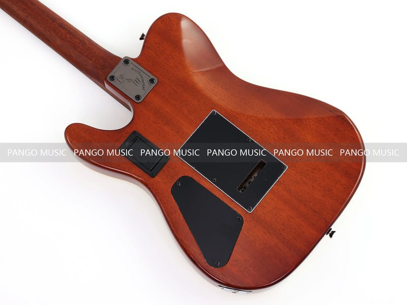 PANGO 6-String Solid Body Glossy Vintage White Silent Acoustic-Electric Guitar (SE-504)