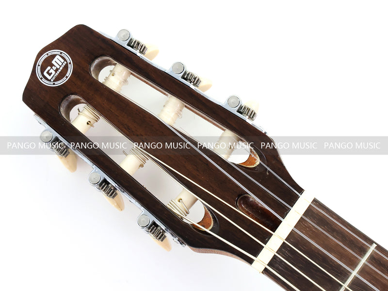 PANGO 6-String Solid Body Nylon String Silent Classical Acoustic-Electric Guitar (SE-502)