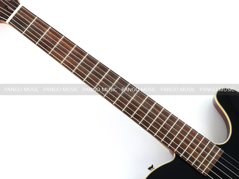 PANGO 6-String Solid Body Nylon String Silent Classical Acoustic-Electric Guitar (SE-502)