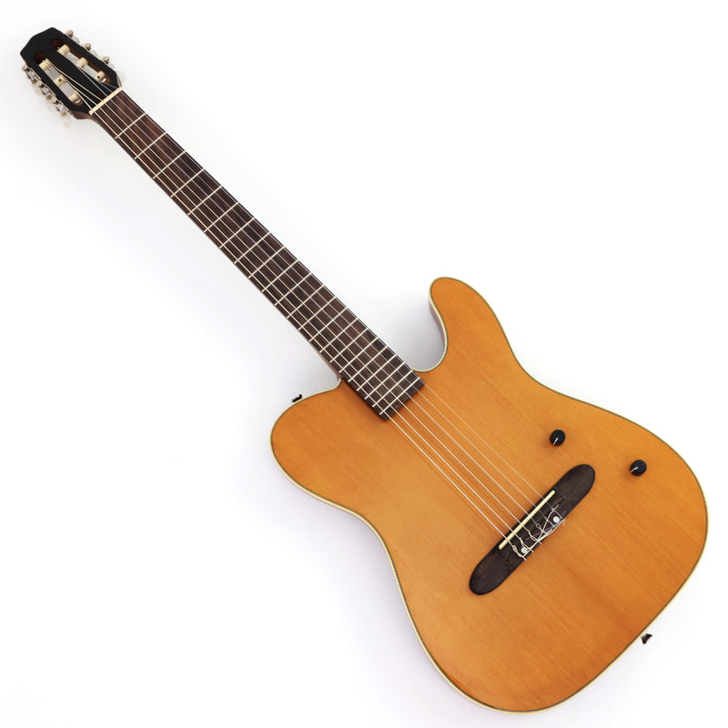 PANGO 6-String Solid Body Nylon String Silent Classical Acoustic-Electric Guitar (SE-505)