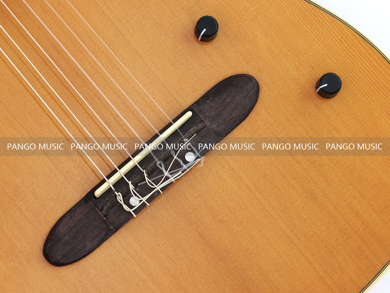 PANGO 6-String Solid Body Nylon String Silent Classical Acoustic-Electric Guitar (SE-505)