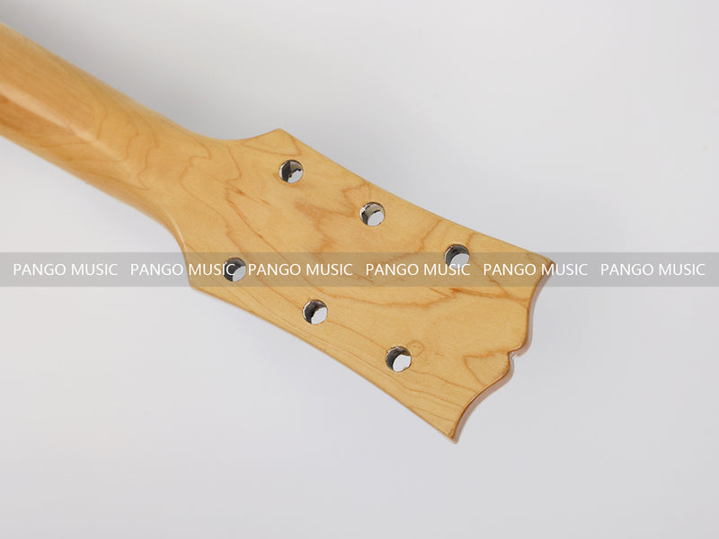 PANGO Hollow Body Electric Guitar with Burl Maple Top (ZQN0180, No Hardware)