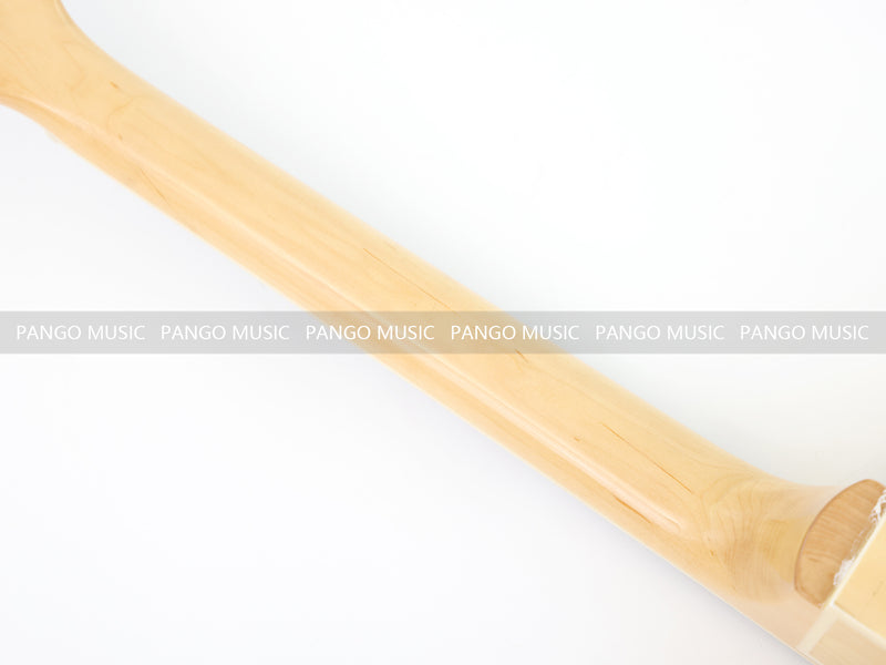 PANGO Hollow Body Electric Guitar with Burl Maple Top (ZQN0180, No Hardware)
