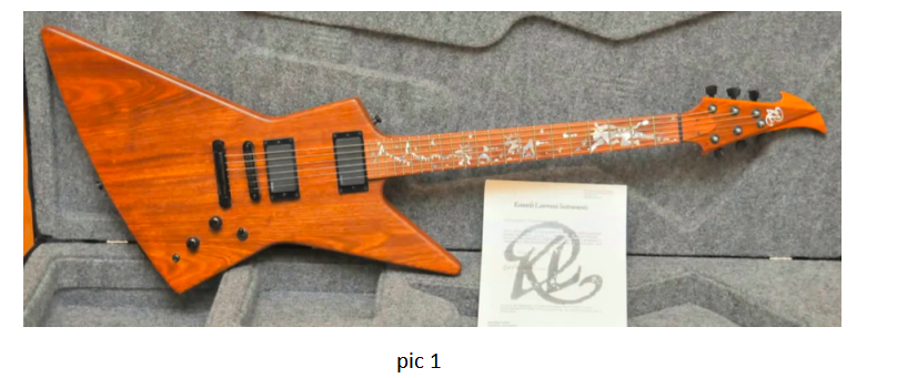Ken Lawrence Explorer Style Custom Design Guitar (2023-12-12)