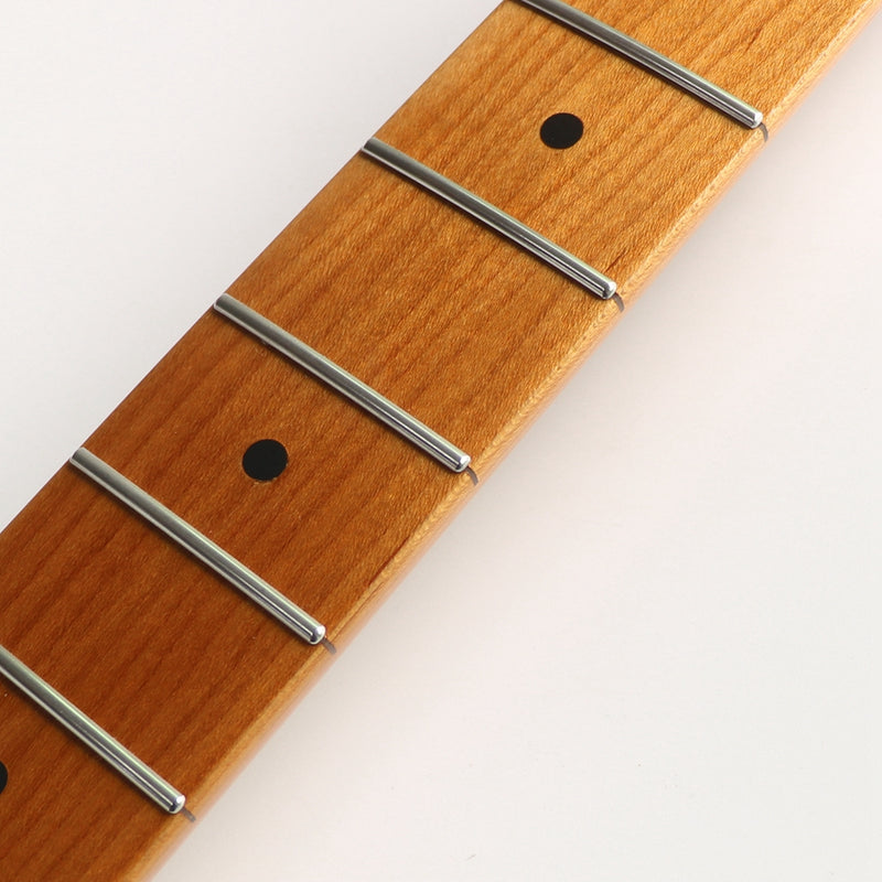 Pre-sale Roasted Maple Gloss Tele Style Electric Guitar Neck with Stainless Steel Ball Frets (2030)