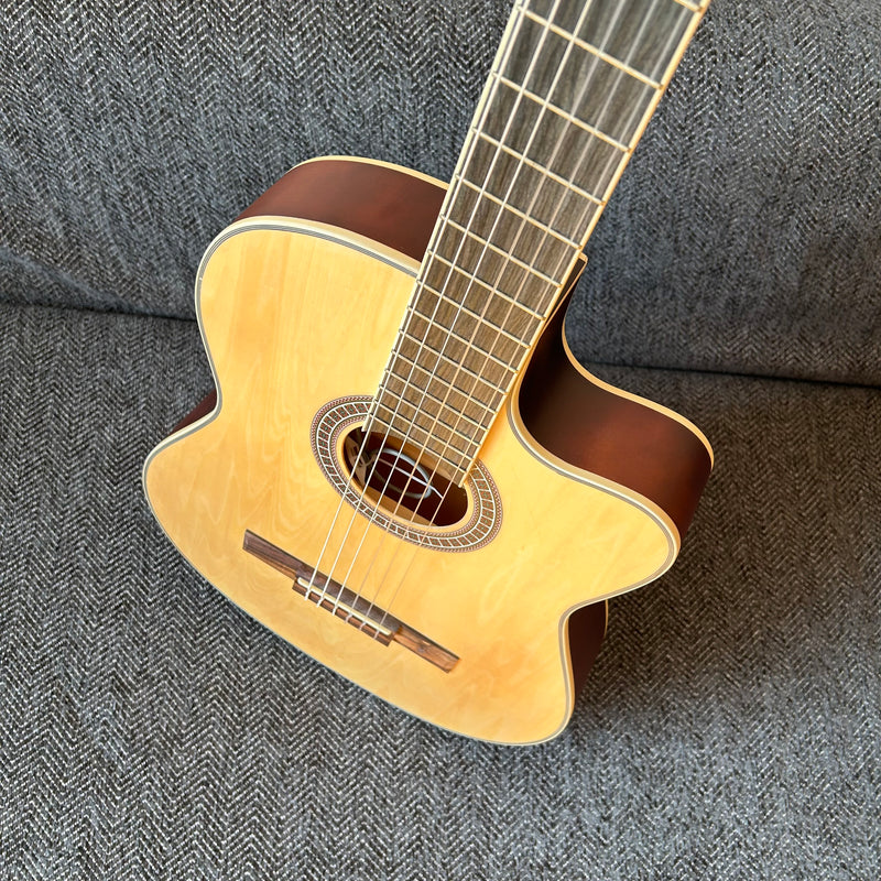 39 Inch Thin Body Classical Guitar with EQ (QCG2301)