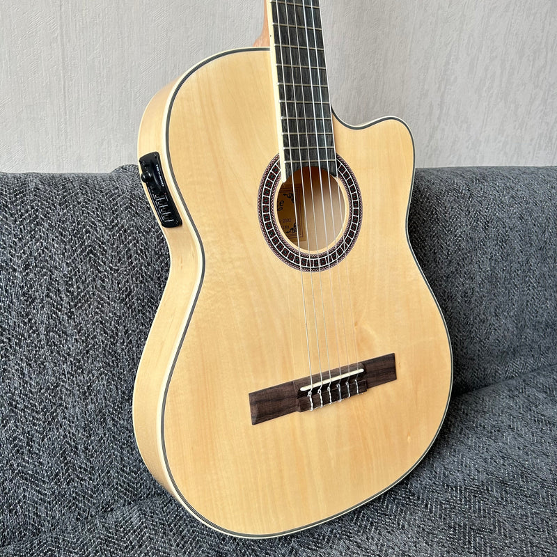 39 Inch Slim Classical Guitar with LED EQ (QCG2302)