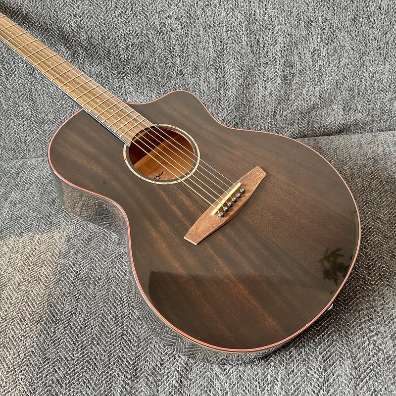 39 Inch Solid Mahogany Top Acoustic Guitar (M-F10S-39-TBK)