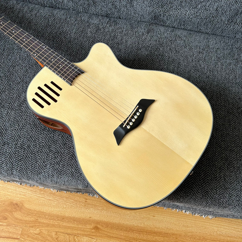 40 Inch Acoustic Guitar with Raindrop Sound Hole (Shanghai Music Show Sample LG-05)