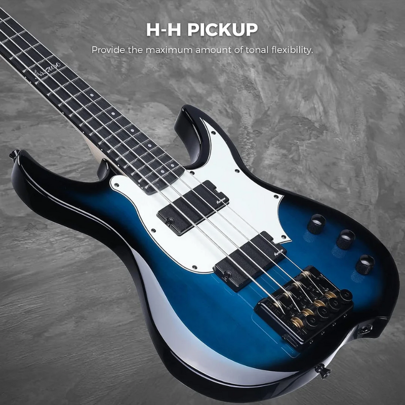 4 Strings Headless Electric Bass Guitar (PHB-519)